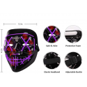 LED Light up Halloween Mask