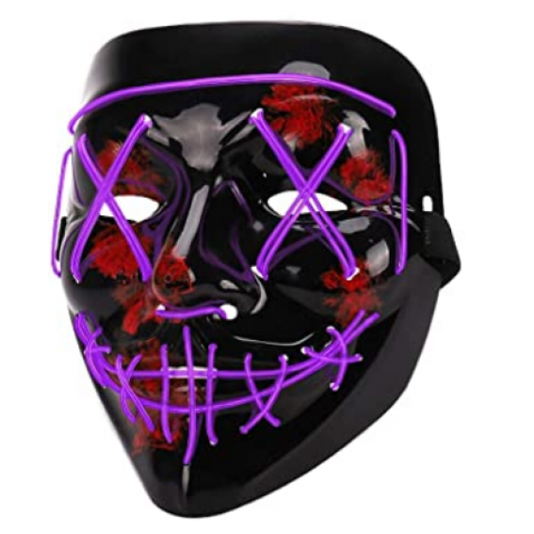 LED Light up Halloween Mask