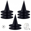 Halloween Black Witch Hat