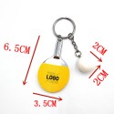 Table Tennis Racket Keychain