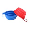 Silicone Collapsible Pet Bowl With Carabiner