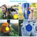 Silicone Collapsible Pet Bowl With Carabiner