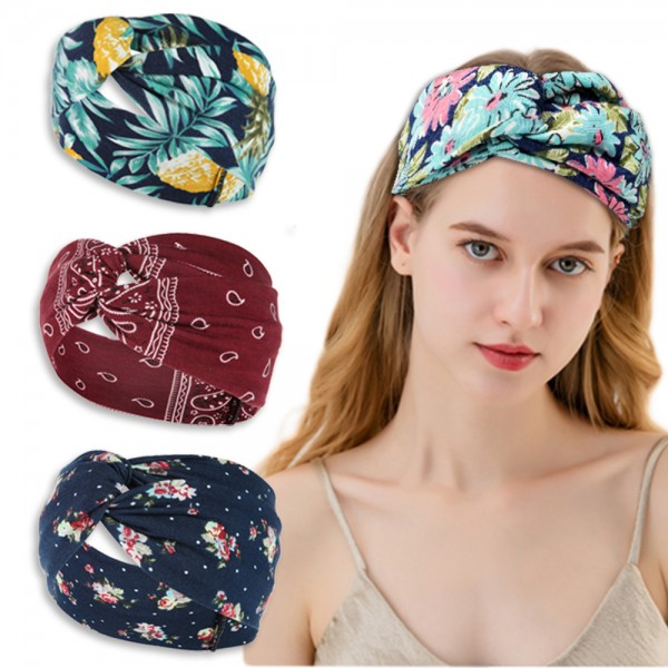 Full Color Knotted Fashion Headband