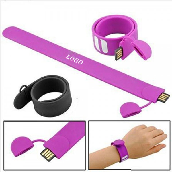 4GB Silicone Bracelet USB Flash Drive