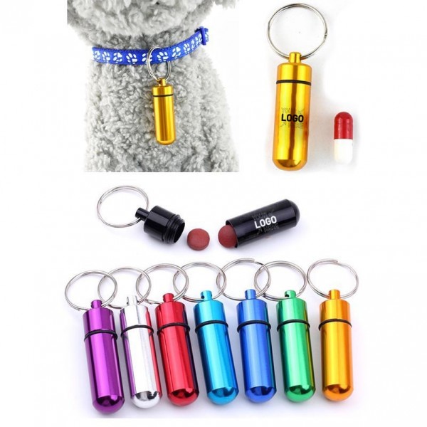 Pill Box Key Tag