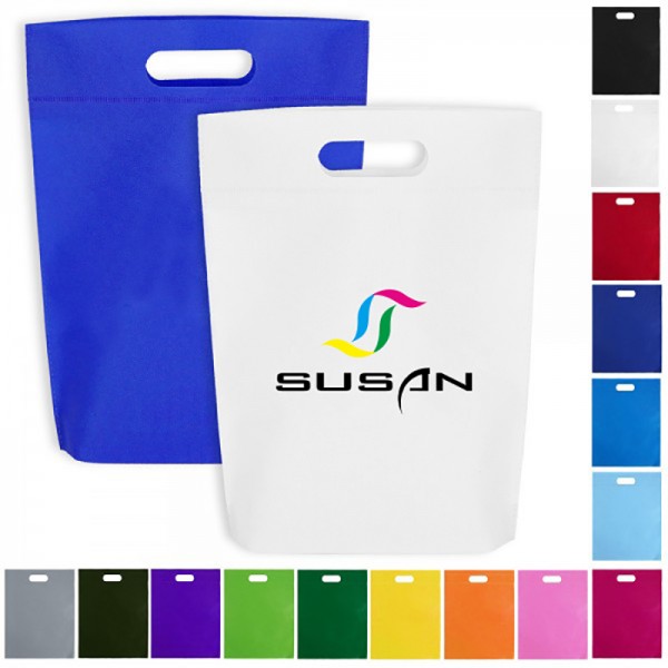 Die Cut Handle Non-Woven Custom Tote Bag