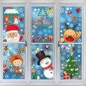 Christmas 242PCS Window Static Sticker Set