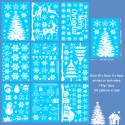 Christmas 242PCS Window Static Sticker Set