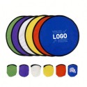 Foldable Flying Disc Fans Folding Pocket Advertising